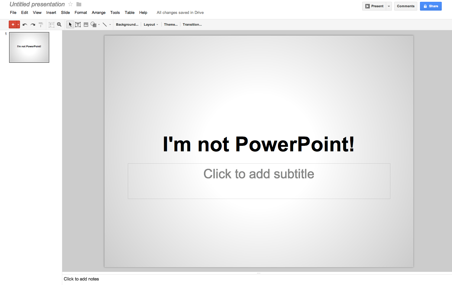 Google Drive Presentations: a free Powerpoint alternative Google Drive Presentations: one of the best free Powerpoint alternative