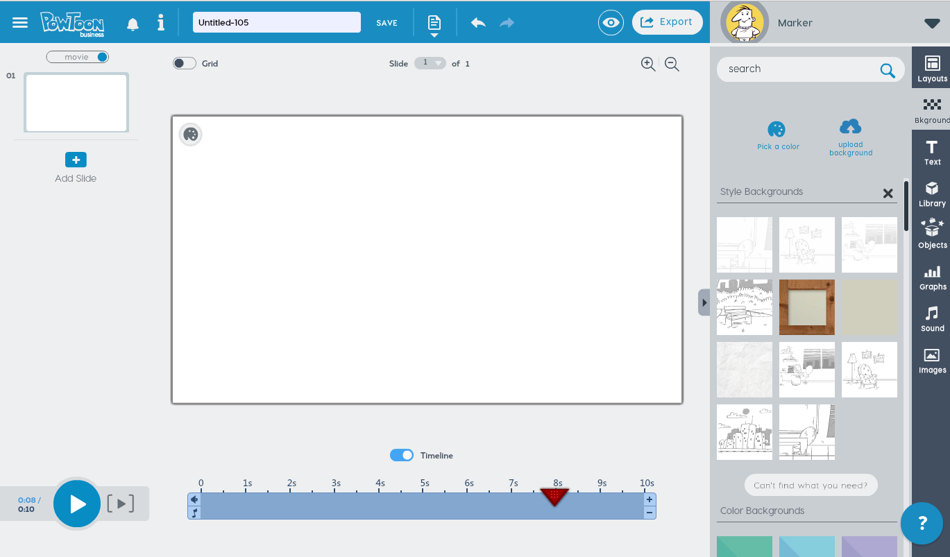 make editorial cartoons with powtoon.com