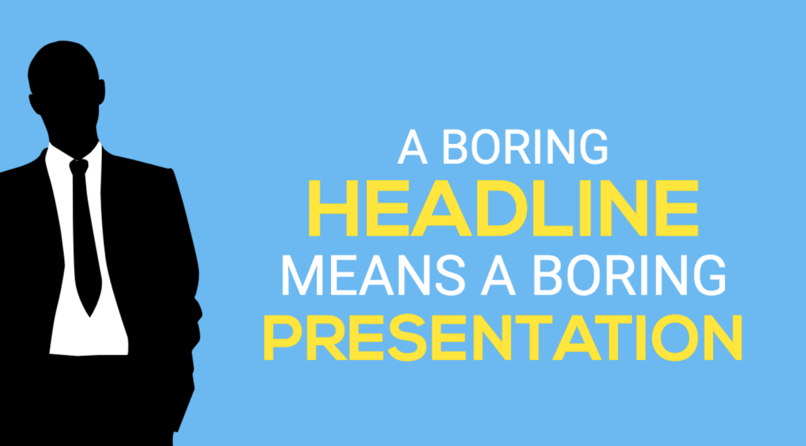 business presentation headlines