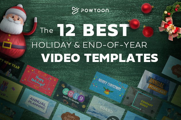 12 best holiday & End-of-Year Video Templates