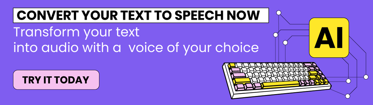 Image of a keyboard with circuitry coming out of it to represent an AI text-to-speech tool turning your words into audible speech.