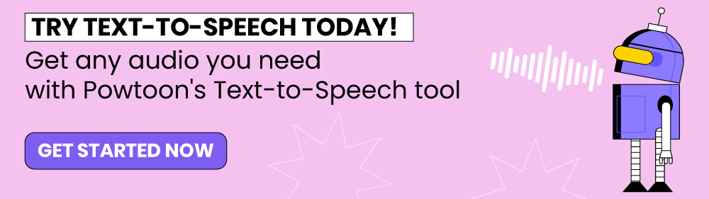 Robot producing soundwaves to represent text-to-speech tools.